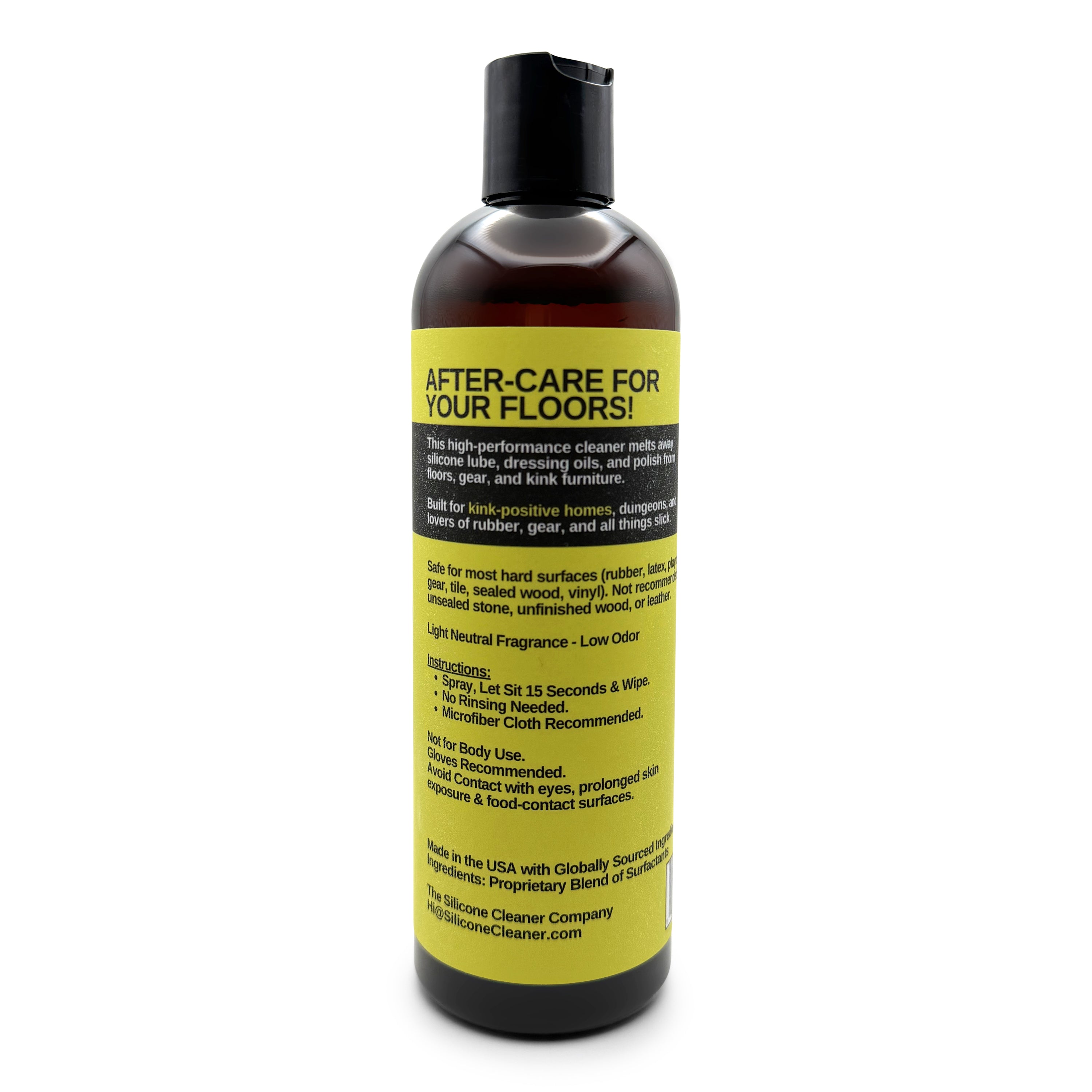Silicone Floor Wash Cleaner - Instantly Removes Silicone Oils